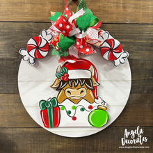 Load image into Gallery viewer, Gingerbread and Candy Cane Bow
