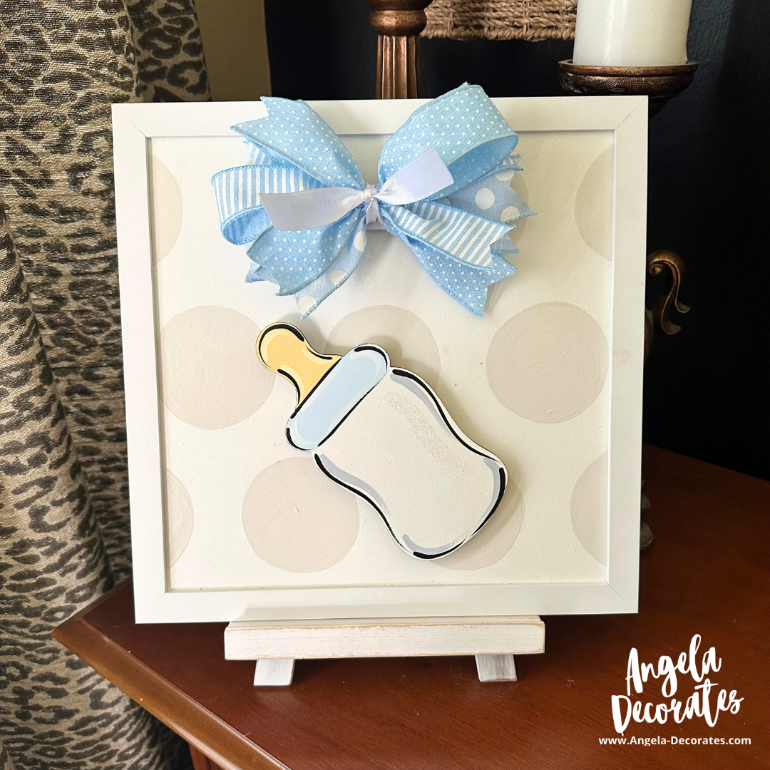 Baby Boy Tabletop Bow