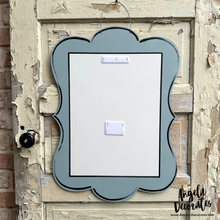 Load image into Gallery viewer, Blue Gray Framed Rectangle Door Hanger Base
