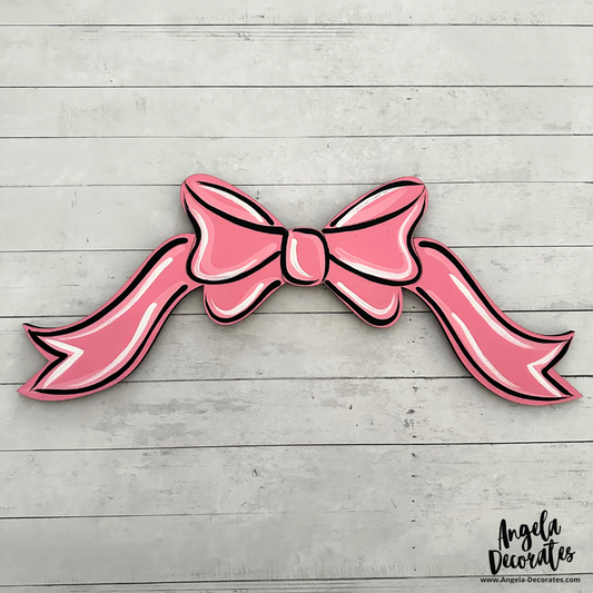 Bow Banner - Pink