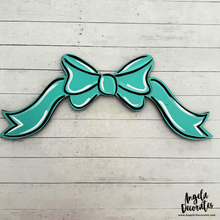 Load image into Gallery viewer, Bow Banner - Turquoise
