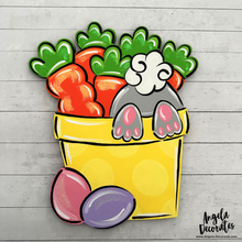 Load image into Gallery viewer, Bunny in a Carrot Pot Attachment
