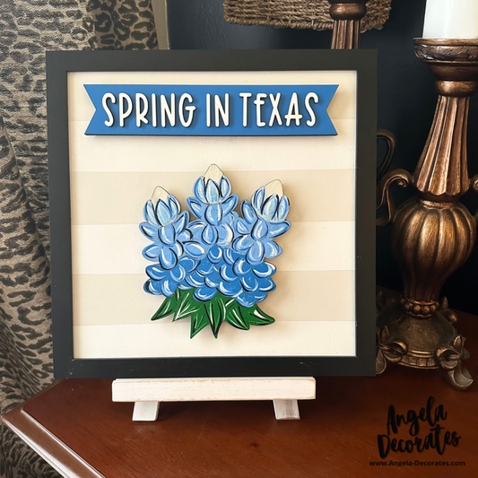 MINI Bluebonnet Attachment (For Tabletop Frames and Porch Leaners)
