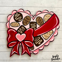 Load image into Gallery viewer, Large Chocolate Box with Bow Attachment
