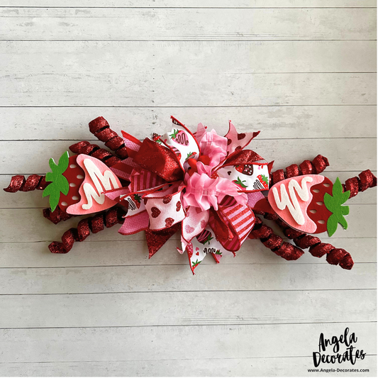 Chocolate Covered Strawberry Swag