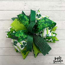 Load image into Gallery viewer, Clover Topper Trio Bow
