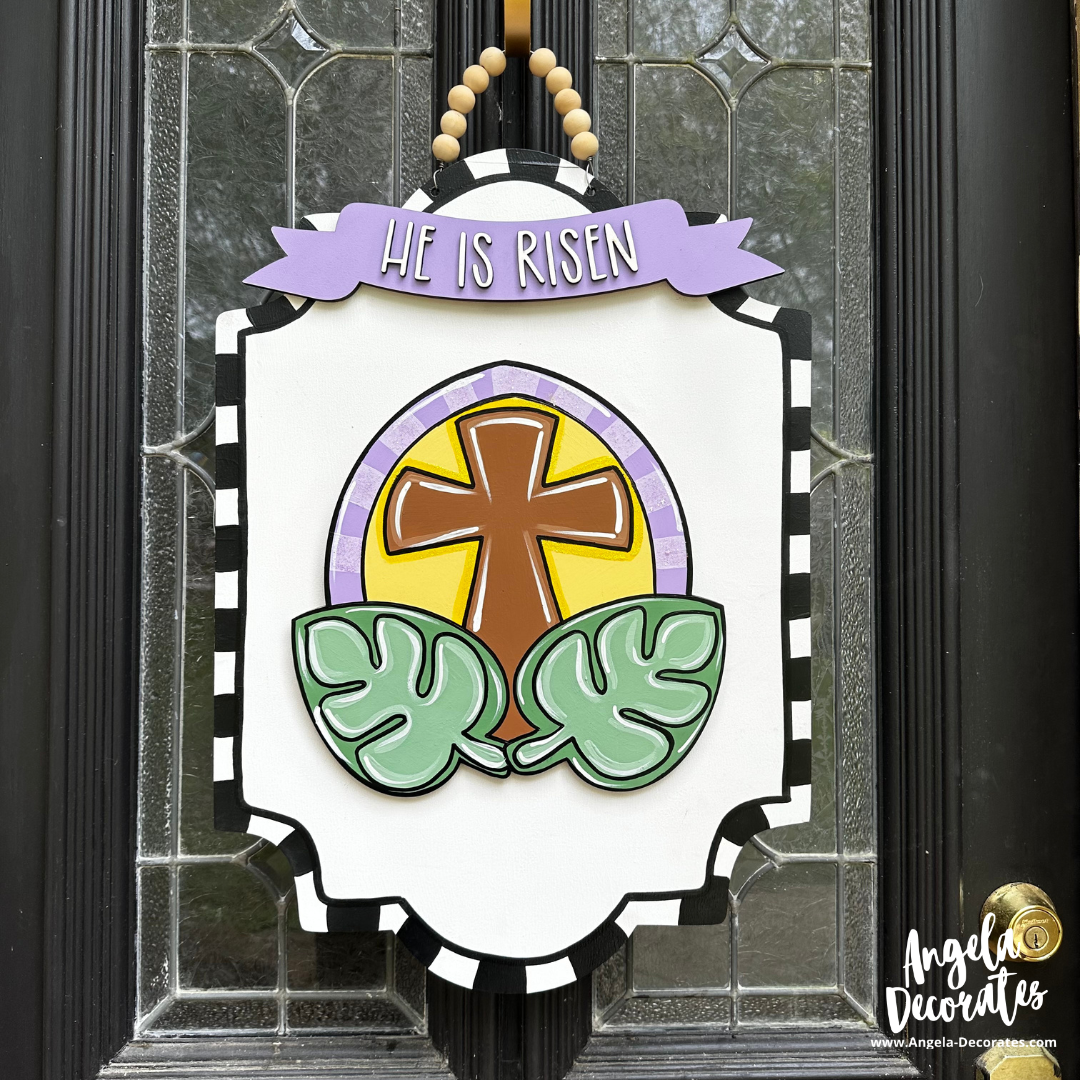Cross and Palm Leaves Attachment
