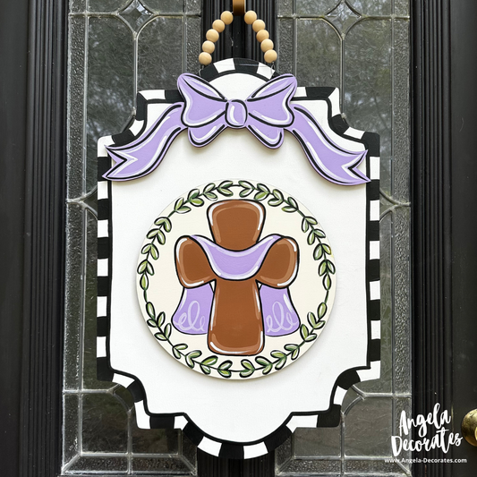 Cross with Wreath Attachment