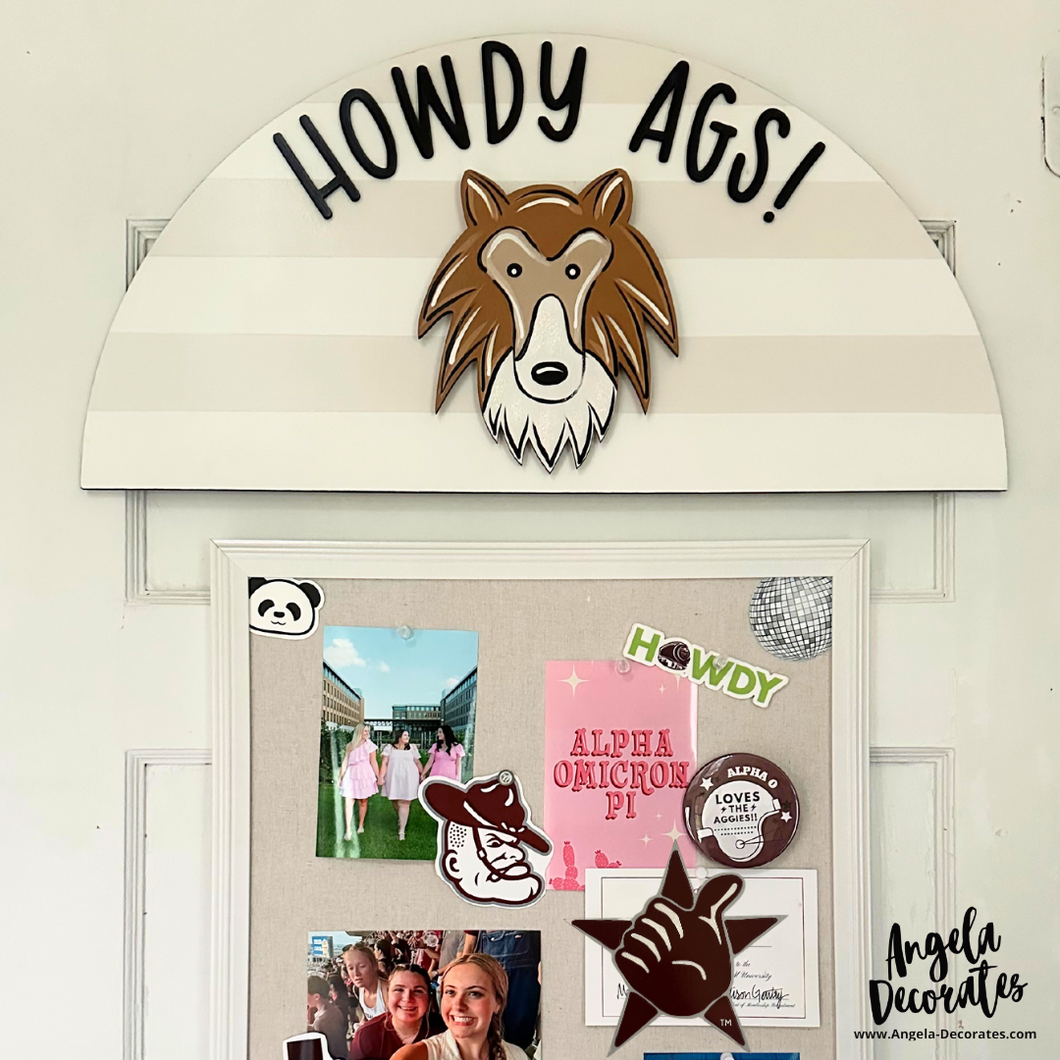 College Door Deck - Howdy Ags!