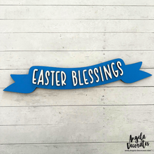 Load image into Gallery viewer, Easter Blessings Banner - Blue
