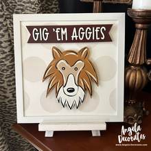 Load image into Gallery viewer, MINI Gig &#39;Em Aggies Banner
