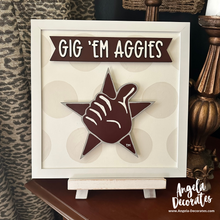 Load image into Gallery viewer, MINI Texas A&amp;M Thumb and Star Attachment
