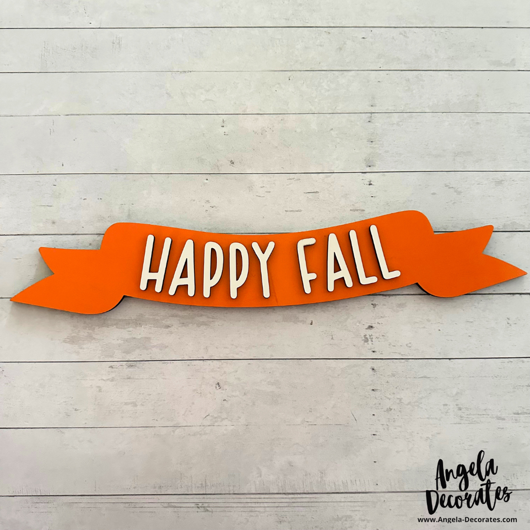 Happy Fall LARGE Banner
