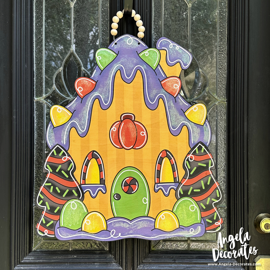 Halloween Gingerbread Door Hanger