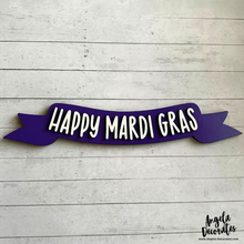 Load image into Gallery viewer, Happy Mardi Gras Banner
