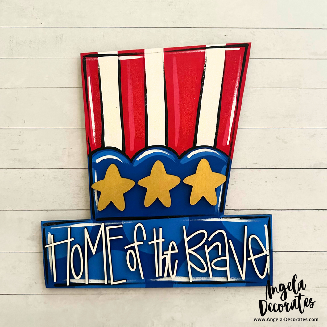 Home of the Brave Hat Attachment