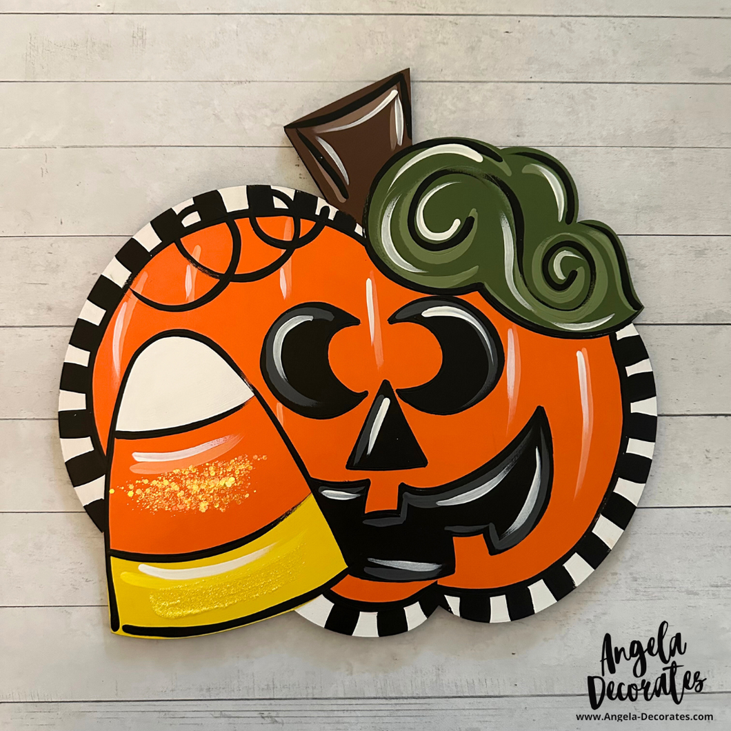 Jack-O-Lantern and Candy Corn LARGE Attachment