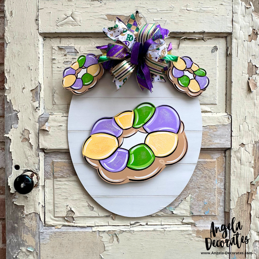 Large King Cake Attachment (For Door Hangers)