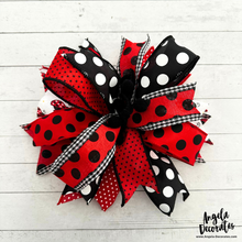 Load image into Gallery viewer, Ladybug Bow
