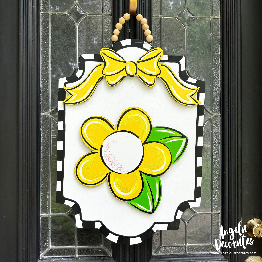 Bow Banner - Bright Yellow