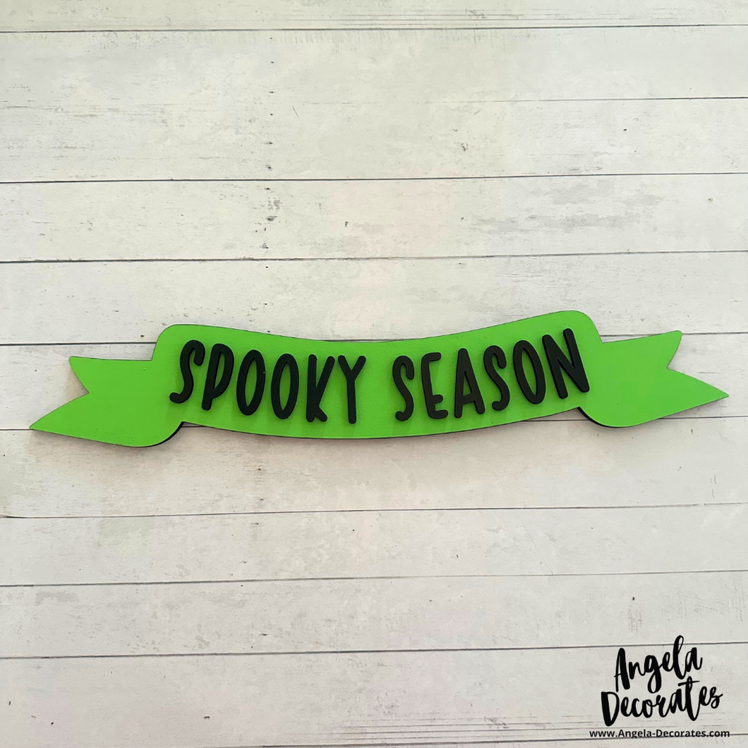 Large Spooky Season Banner