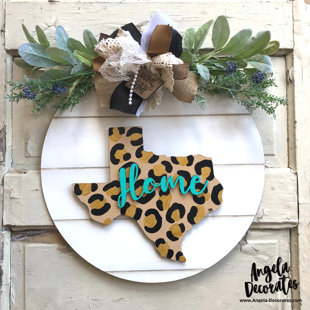Leopard Texas LARGE Attachment (Multiple Colors)