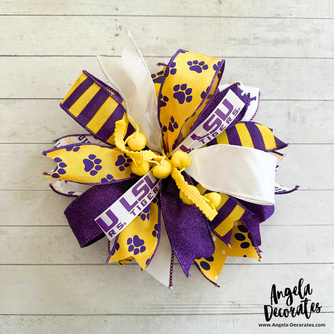 Louisiana Game Day Bow