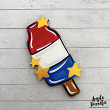 Load image into Gallery viewer, MINI Patriotic Bomb Popsicle (For Tabletop Frames and Porch Leaners)
