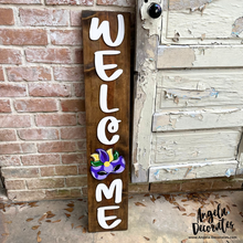 Load image into Gallery viewer, MINI Feathered Mardi Gras Mask (For Tabletop Frames and Porch Leaners)
