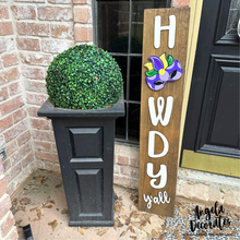 Load image into Gallery viewer, MINI Feathered Mardi Gras Mask (For Tabletop Frames and Porch Leaners)
