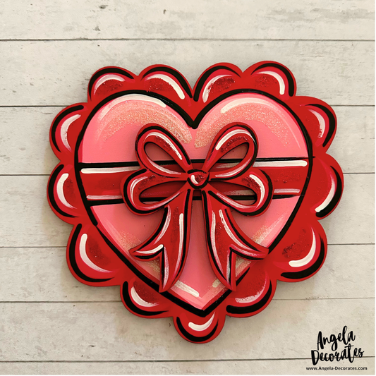 MINI Heart with Bow Attachment