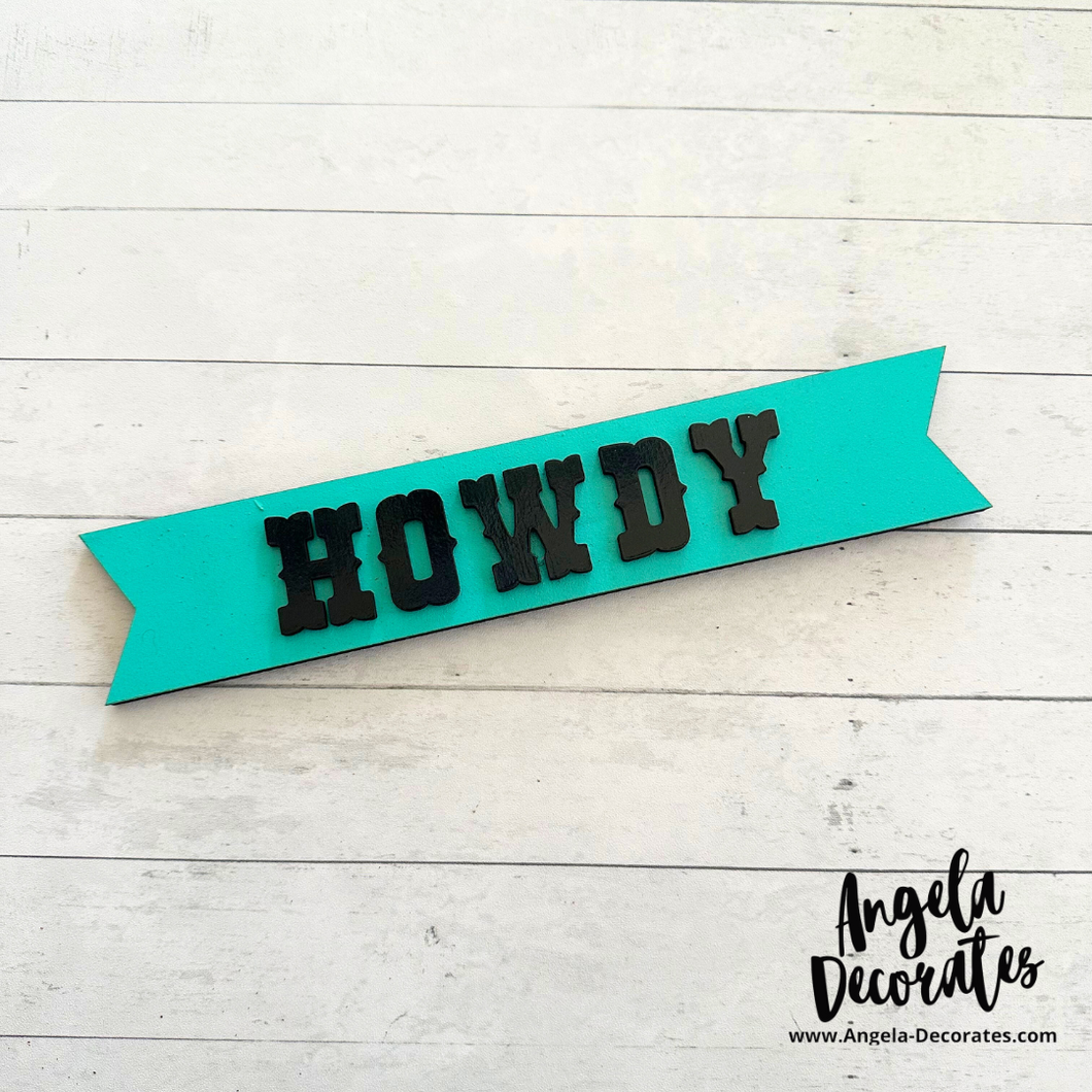 MINI Howdy Banner