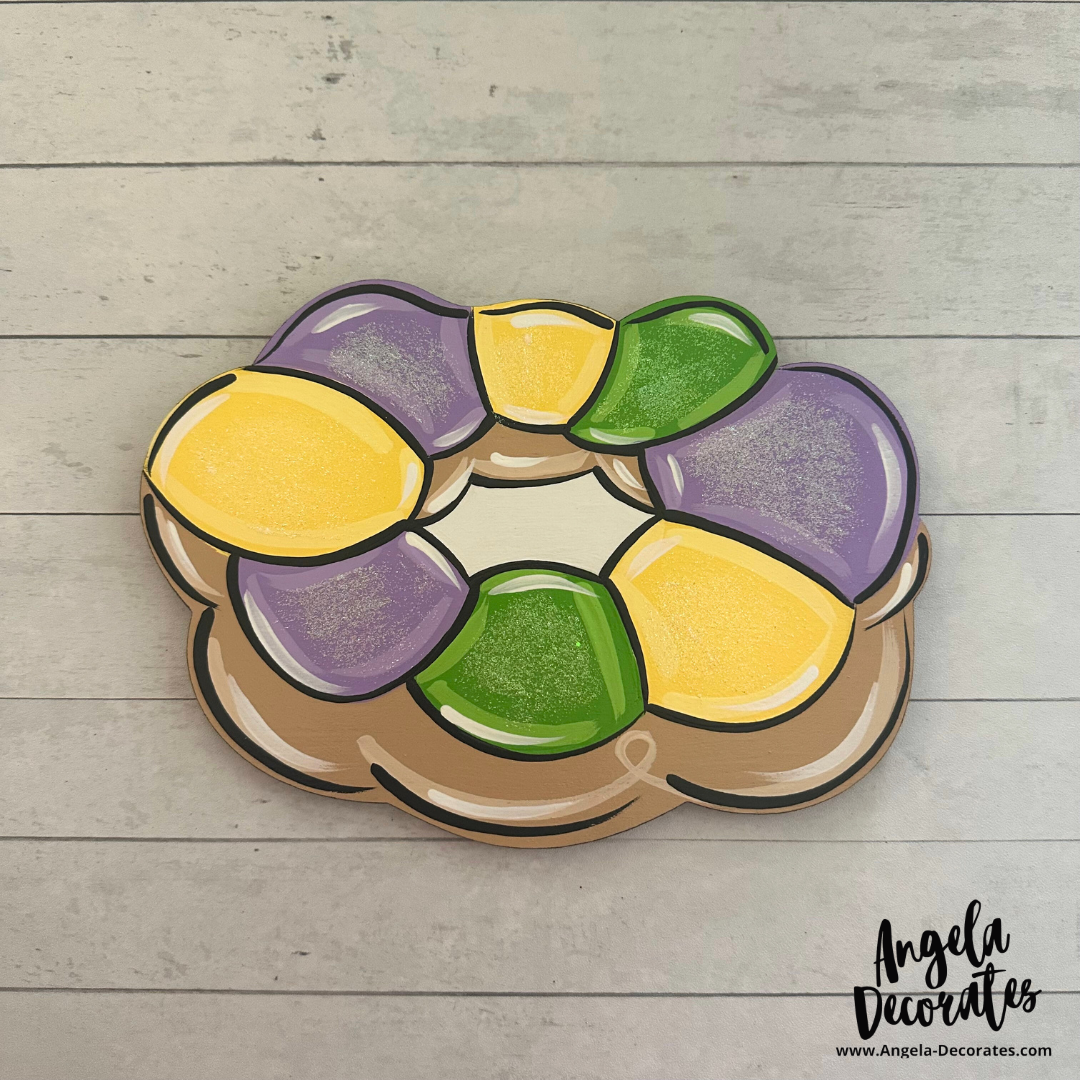 MINI King Cake Attachment (For Tabletop Frames and Porch Leaners)