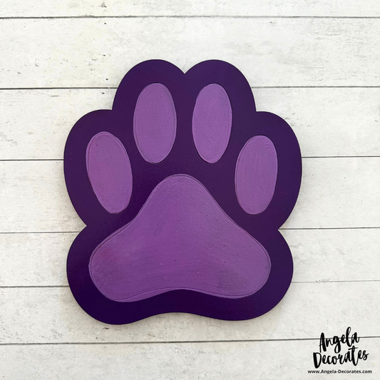 MINI Paw Print Attachment - Purple