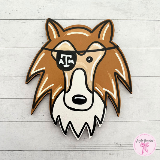 MINI Reveille Mascot with Eye Patch Attachment