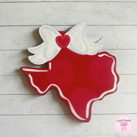 MINI Texas with Bow - Red and White