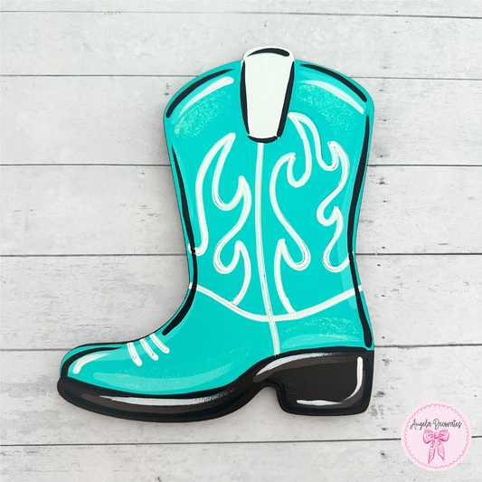 MINI Turquoise and White Boot Attachment
