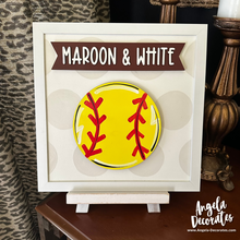 Load image into Gallery viewer, Maroon &amp; White MINI Banner
