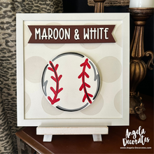 Load image into Gallery viewer, Maroon &amp; White MINI Banner
