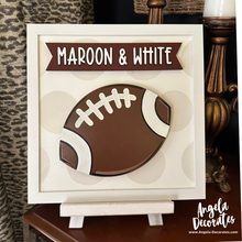 Load image into Gallery viewer, Maroon &amp; White MINI Banner

