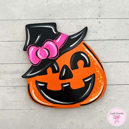 MINI Jack-O-Lantern with Hat Attachment