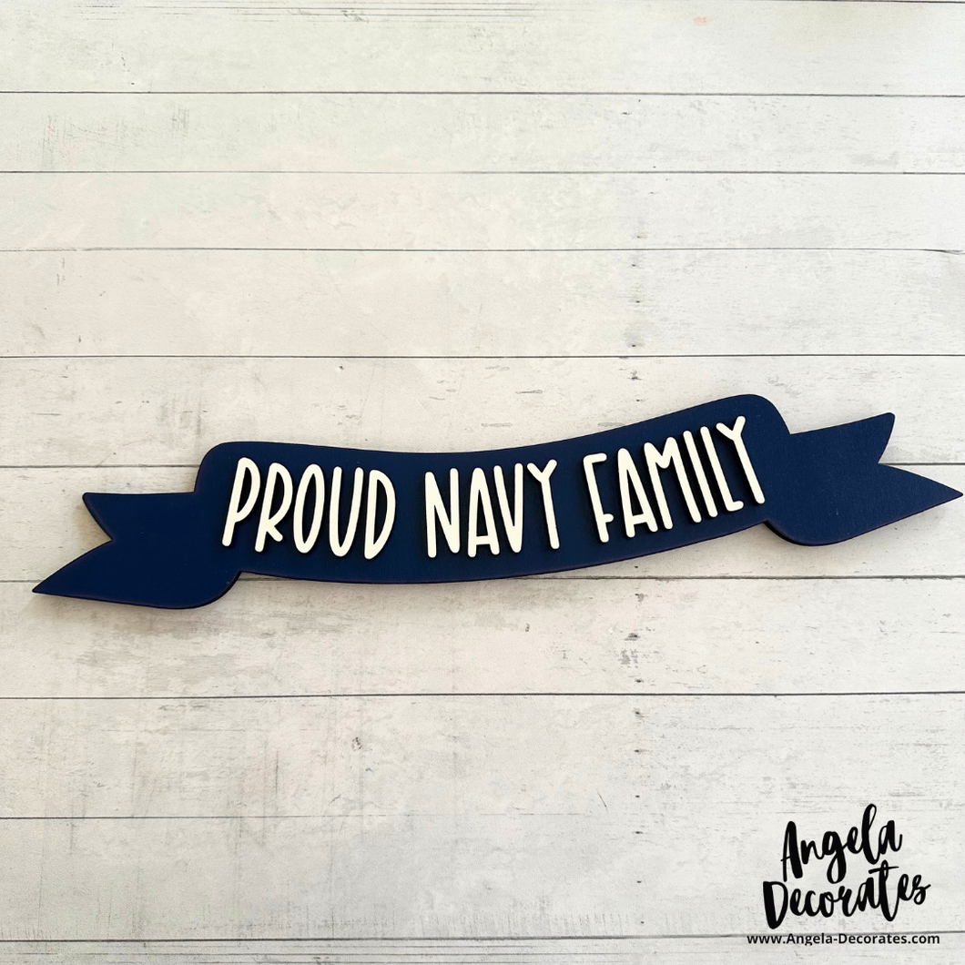 Proud Navy Family Banner