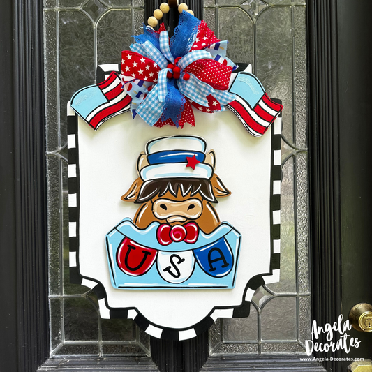 Patriotic Highland with Hat Attachment