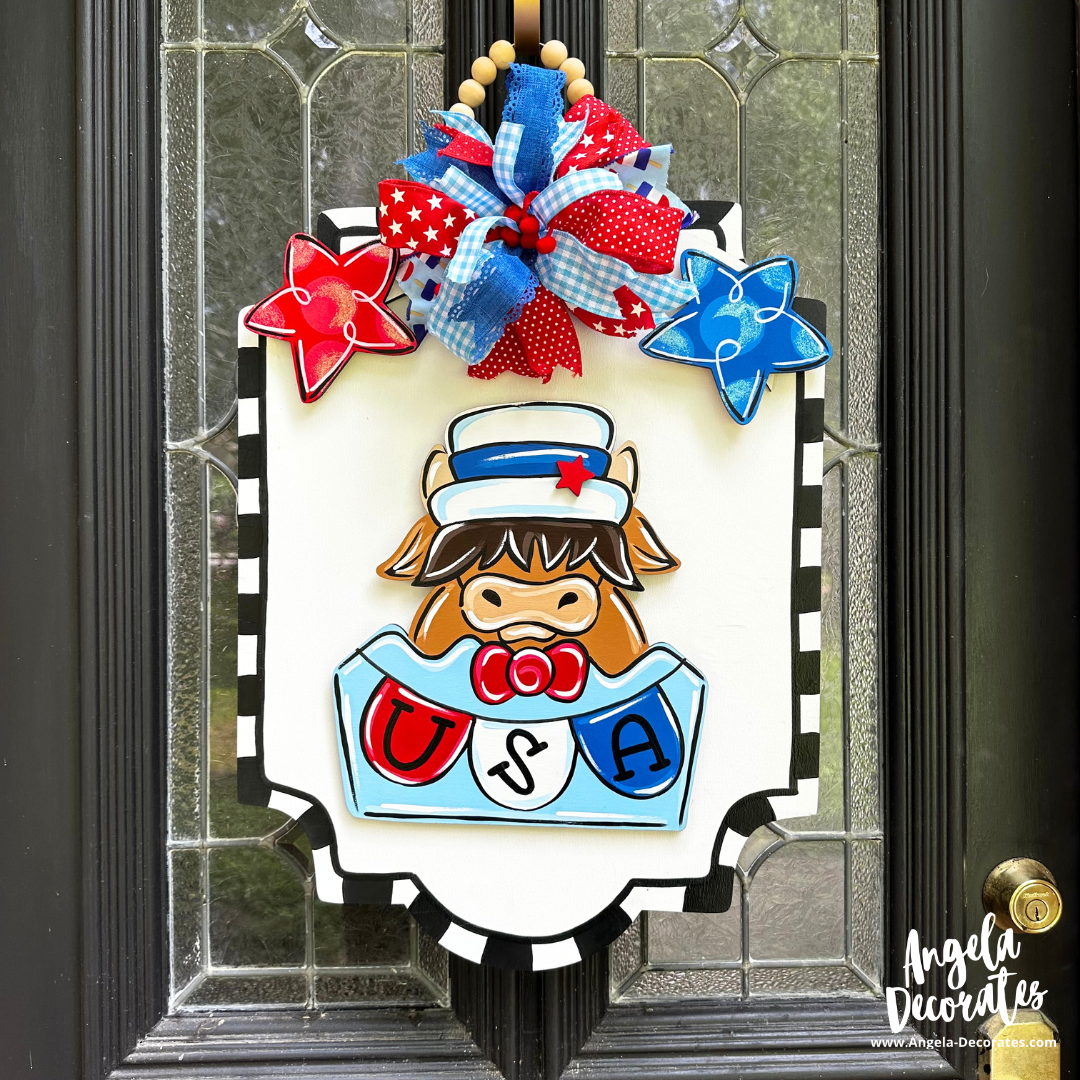 Tiny Blue Polka Dot Star Attachment