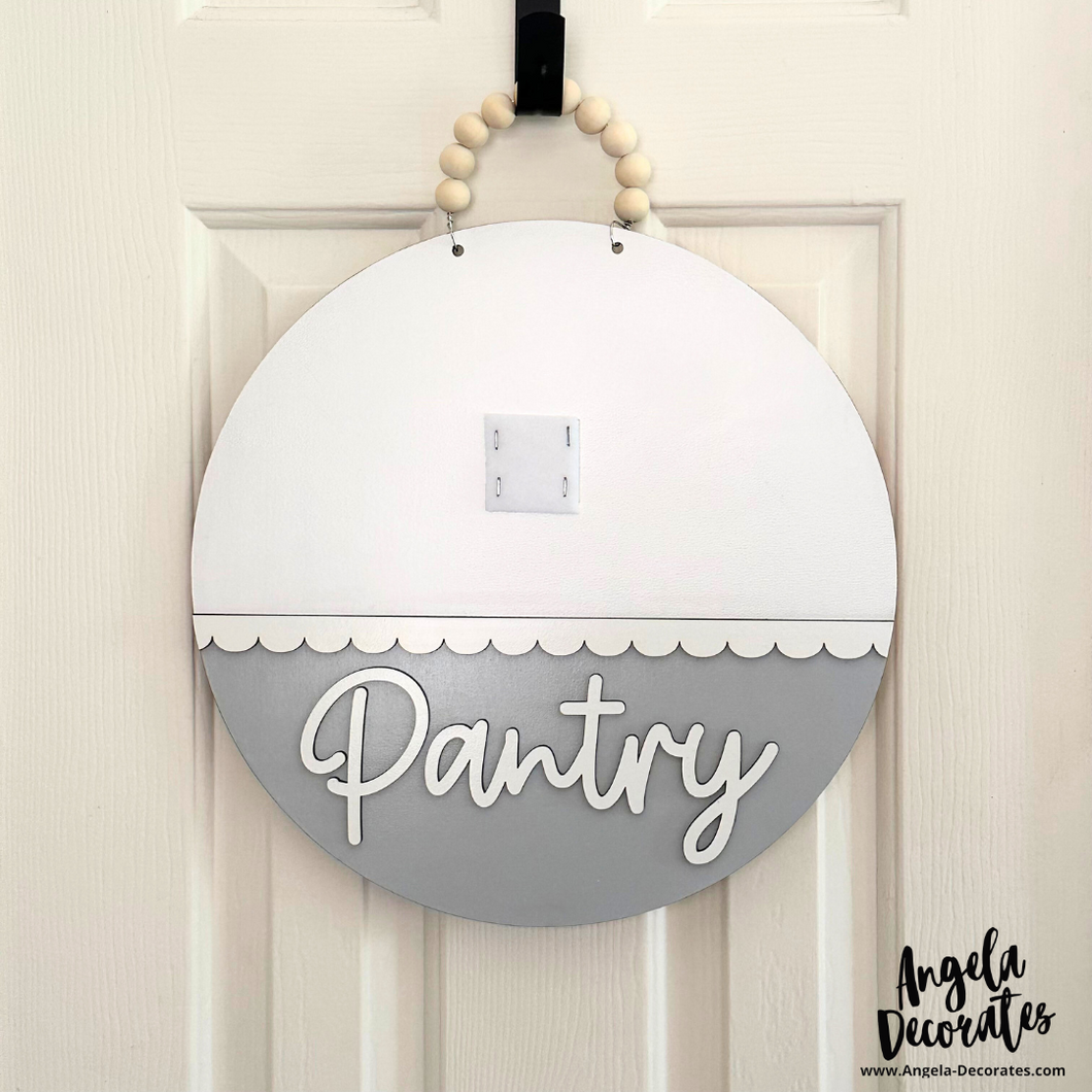 SMALL Pantry Door Hanger