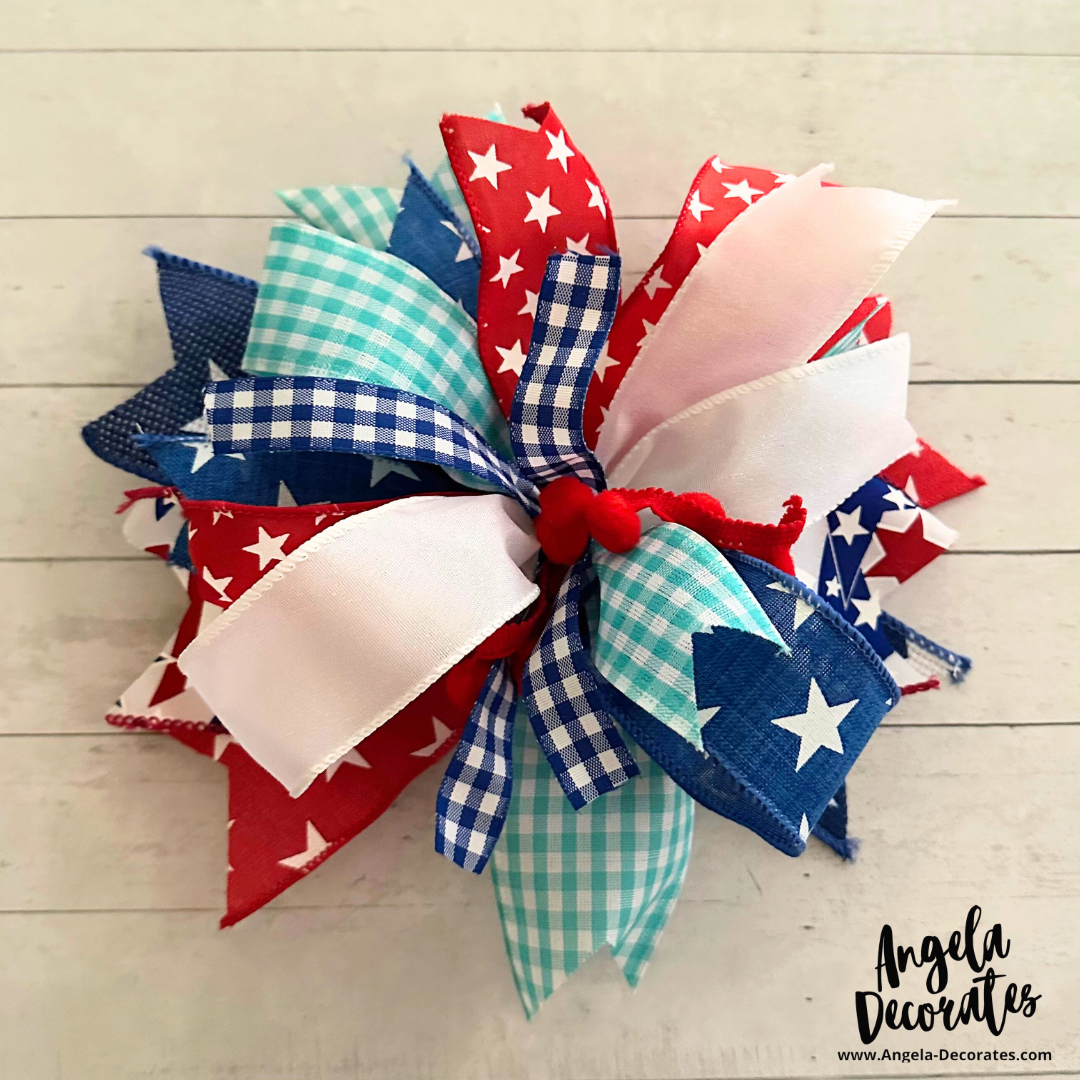 Patriotic Topper Trio Bow