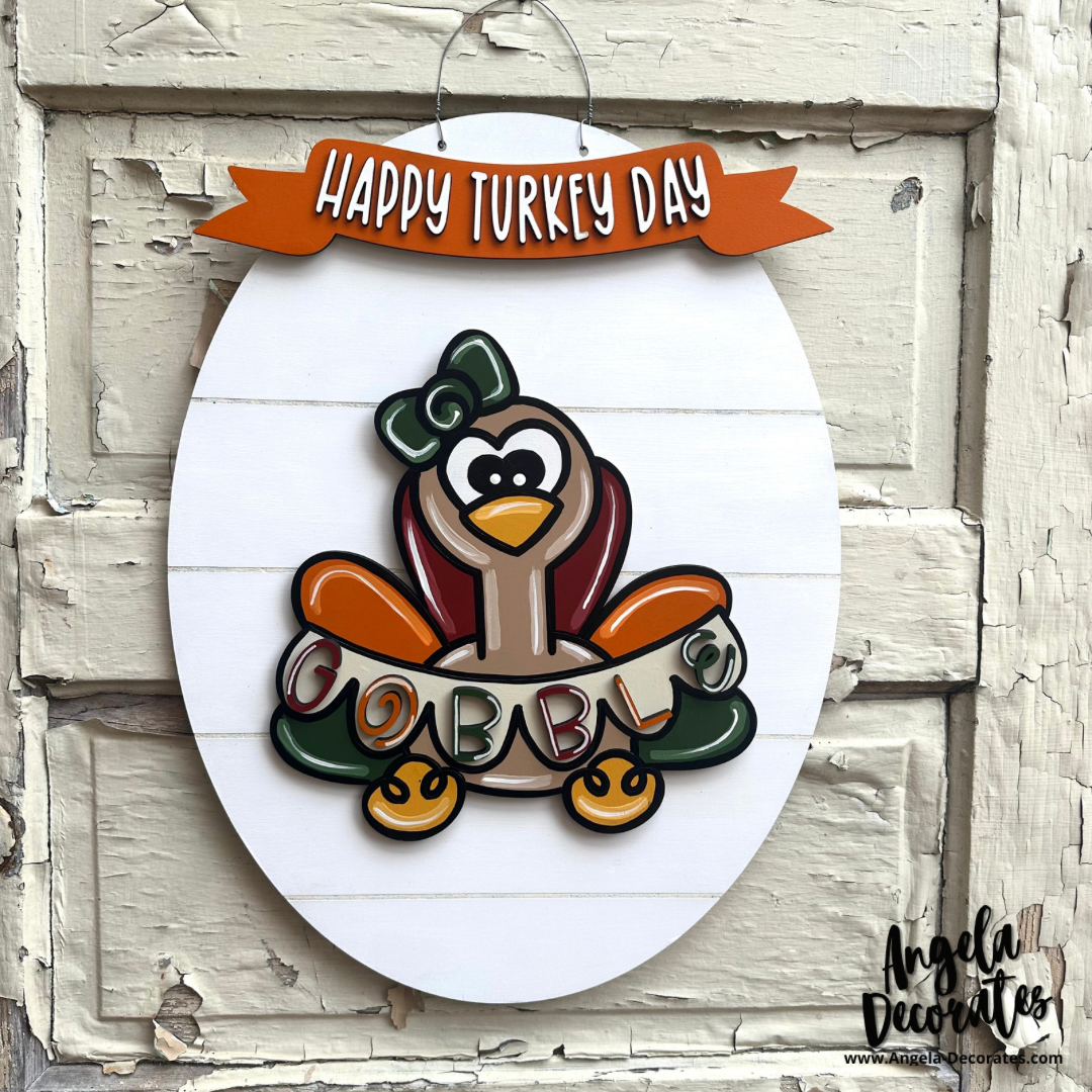 Happy Turkey Day Banner