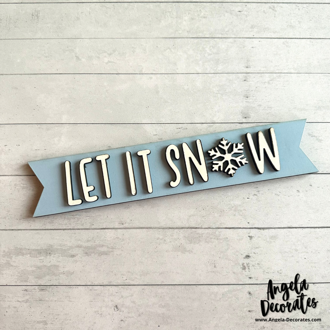 Let It Snow MINI Banner