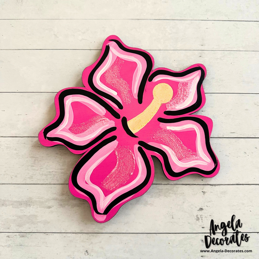 MINI Hibiscus Attachment (For Tabletop Frames and Porch Leaners)