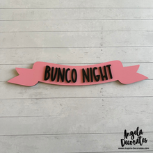 Load image into Gallery viewer, Bunco Night Banner Pink
